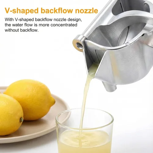 Miniatura 4 de Fresh Fruit Juice Extractor, 2026 Upgrade Aluminum Hand Juicer Squeezer Lemon Juicer Manual Hand Press with Ergonomic Grip, Easy to Clean for Orange