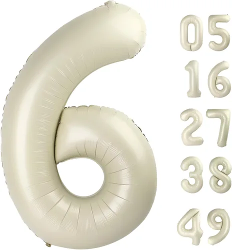 Miniatura 110 de Globo de cumpleaños número 4 dorado de 40 pulgadas, globos gigantes del número cuatro 14 24 34 40 44 2024, globos grandes de lámina de mylar para Oro