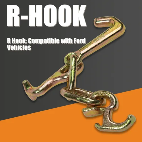 Miniatura 4 de Gancho de racimo RTJ de 5/16", gancho RTJ de racimo forjado con un enlace extra agrandado para una fácil fijación, WLL: 4,800 libras, Capacidad