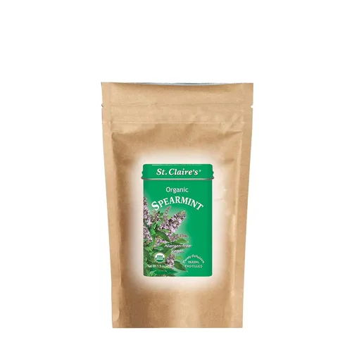 Miniatura 36 de Pastillas Herbales Orgánicas de St. Claire, (Jengibre, lata de 1.5 onzas, paquete de 3) Sin gluten, veganas, sin OMG, a base de plantas, sin