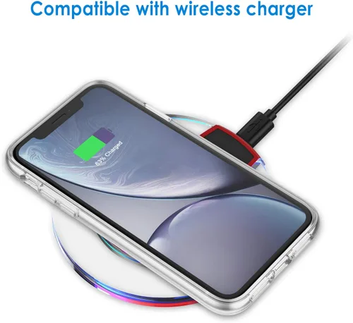 Miniatura 3 de JETech - Funda para iPhone XR de 6.1 pulgadas, cubierta para absorción de golpes Transparente