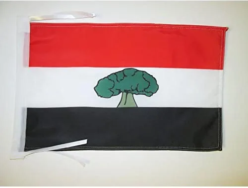 Miniatura 486 de Bandera de México AZ FLAG, 45.7 x 30.5 cm, con cordones - Pequeñas banderas mexicanas de 30 x 45 cm - Bandera de 45.7 x 30.5 cm