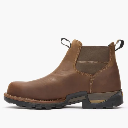 Miniatura 5 de Georgia Boot Eagle One Steel Toe Waterproof Chelsea Work Boot Brown
