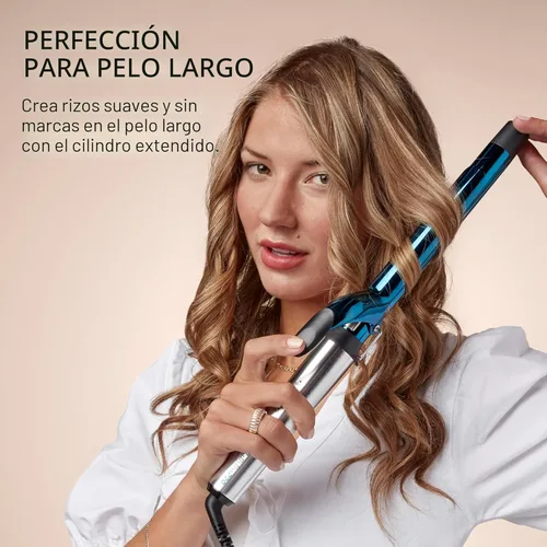 Miniatura 9 de BabylissPRO Nano Titanium Professional Curling Iron with Extended/Long Barrel Perfect for Longer Hair Azul