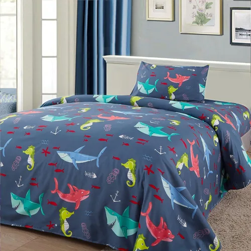 Miniatura 21 de LinenTopia Juego de ropa de cama Queen de 8 piezas para niñas, cama en una bolsa, juego de edredón para niños con sábanas de cama, funda