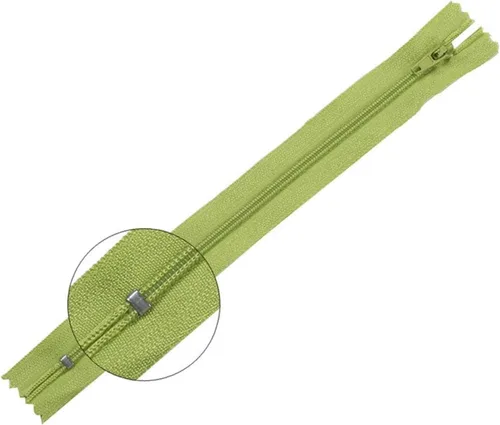 Cierre de tela, 10 cremalleras de nailon para manualidades de costura a medida, cremalleras de nailon, para coser de 3 a 24 pulgadas, para coser