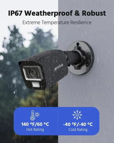 Miniatura 6 de ANNKE Sistema de cámara de seguridad con cable 8CH 3K Lite, H.265 Pro+ DVR con detección de humanos y vehículos, 4 cámaras CCTV de 2 MP
