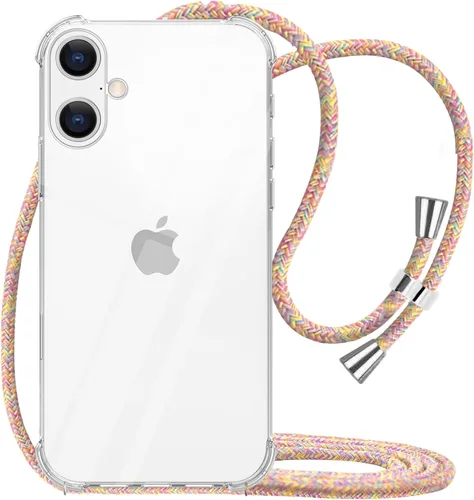 Miniatura 31 de Funda para iPhone 11 con cuello transparente para colgar y colgar en el hombro, cubierta de teléfono cruzada, para mujeres y niñas, funda protectora