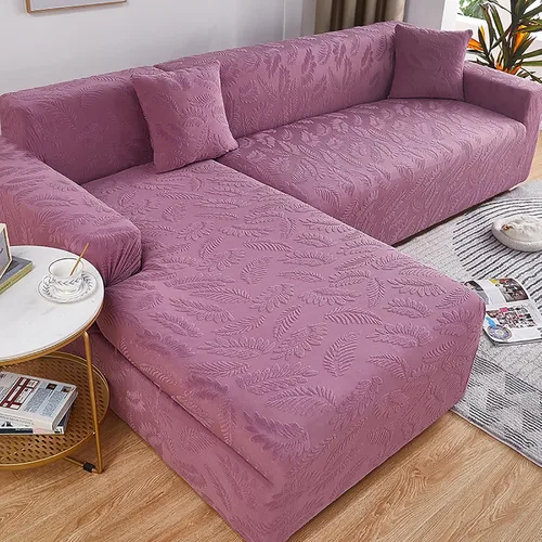 Miniatura 12 de Fundas de sofá modular, funda de sofá jacquard elástica para sofá en forma de L, suave, antideslizante, resistente al desgaste, protector de muebles