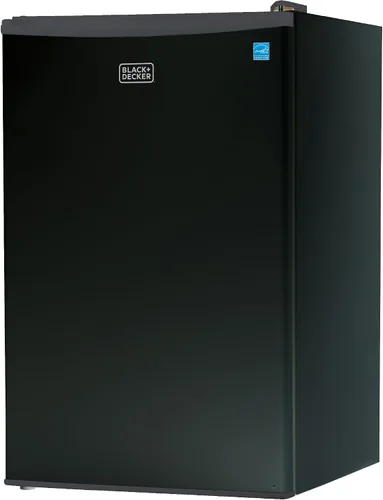 BLACK+DECKER Refrigerador compacto de 4.3 pies cúbicos, refrigerador pequeño certificado ENERGY STAR, mini refrigerador de una sola puerta con