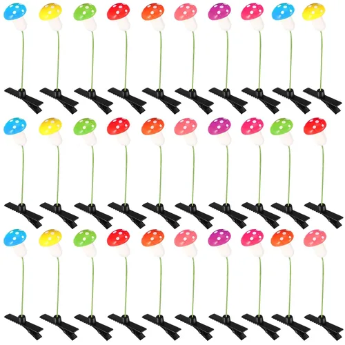 Miniatura 15 de 30 pinzas para el cabello con brotes de frijol, accesorios para el cabello para fiestas, irlandeses (barbacoa)
