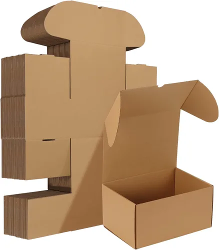 Miniatura 30 de HORLIMER Paquete de 40 cajas de envío de 5 x 5 x 5, caja de cartón corrugado blanco para correo, embalaje, pequeñas empresas