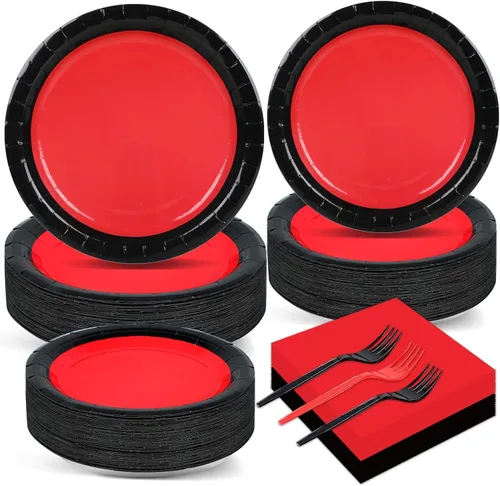 Miniatura 27 de gisgfim Juego de decoración para fiesta de 50 invitados con temática de camión semi, platos y servilletas para fiesta con temática de camión semi