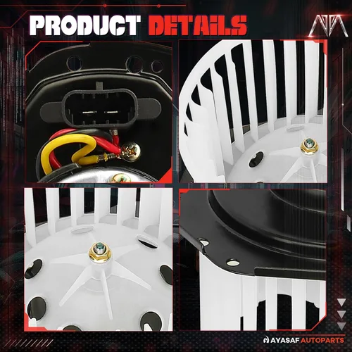 Miniatura 5 de 700092 Conjunto de motor ventilador HVAC compatible con Chevy Astro/Blazer/Corvette/Camaro, para GMC Safari/Sonoma/Jimmy, para Buick