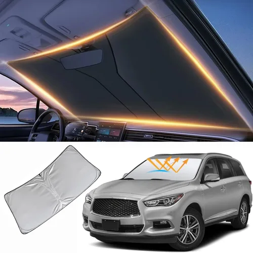 Miniatura 51 de Parasol para parabrisas delantero, protector de visera, accesorios para automóvil