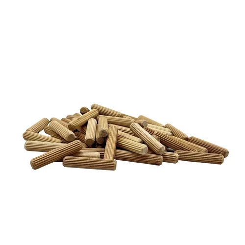 Miniatura 13 de 3/8" x 1 1/2" - Paquete de 500 pasadores de madera - Secados al horno, estriados y biselados (3/8" x 1 1/2", 500 unidades)