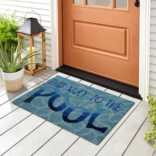 Miniatura 24 de Liora Manne FRONTPORCH - Alfombra duradera copetuda a mano para interiores y exteriores, decoración de aves de jardín de transición