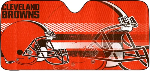 Miniatura 28 de Fanmats Parasol Solar Automático para Parabrisas de la NFL, Protector Solar Visera Solar Acordeón Tri-plegable para Almacenamiento 59" x 29.5