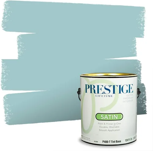 Miniatura 54 de PRESTIGE Pintura interior e imprimación en uno, azul cielo, semi-brillante, 1 galón