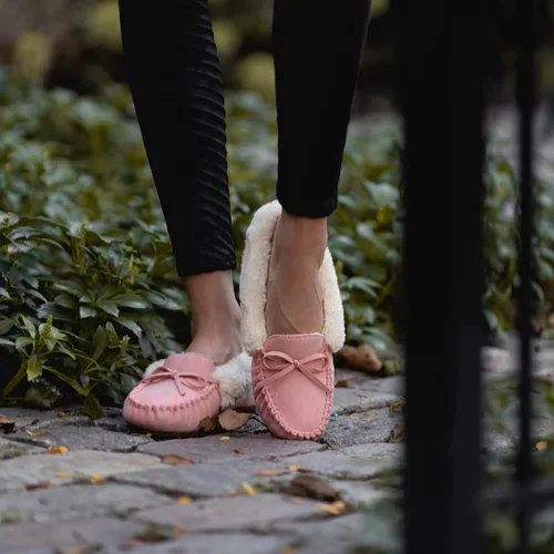 Miniatura 38 de Floopi Pantuflas para mujer, forro de piel sintética suave con espuma viscoelástica acogedora, pantuflas de casa para mujer con suela antideslizante