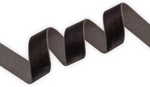 Miniatura 8 de Cinta de terciopelo negro de 1 1/2 pulgadas de una cara de nylon para envoltura de regalos, lazos para el pelo, gargantilla, decoraciones de boda