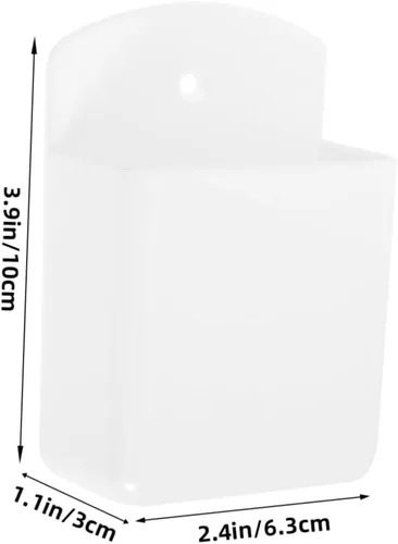 Miniatura 2 de Soporte de escritorio para control remoto montado en la pared, soporte de pared para teléfono, bolígrafo, maquillaje, gafas, caja de almacenamiento