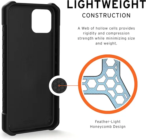 Miniatura 6 de URBAN ARMOR GEAR UAG Made for Google Pixel 4 [pantalla de 5.7 pulgadas] Monarch Feather-Light Rugged [Crimson] funda militar probada contra caídas
