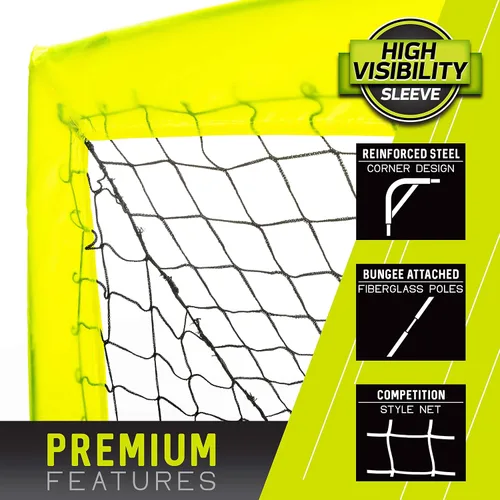 Miniatura 5 de Franklin Sports Blackhawk Backyard Soccer Goal - Portable Pop Up Soccer Nets - Youth + Adult Folding Indoor + Outdoor Goals - Multiple Sizes +