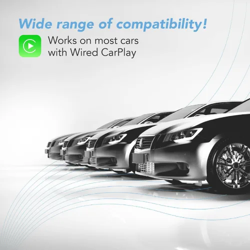 Miniatura 4 de Adaptador inalámbrico CarPlay - 5Ghz más rápido - AutoSky - Plug and Play - Cables USB-C y USB-A - Requiere CarPlay con cable