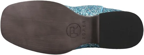 Miniatura 5 de ROPER Botas casuales con punta cuadrada para niñas pequeñas Glitter Galore - Azul