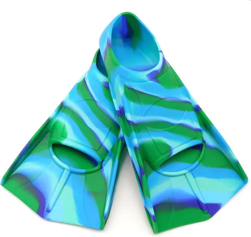 Miniatura 18 de Swimming Training Fins,Kids Swim Fins,Comfortable Swimming Flippers Suitable for Children,Beginners,Girls,Boys,Adults BB-arco iris colorido