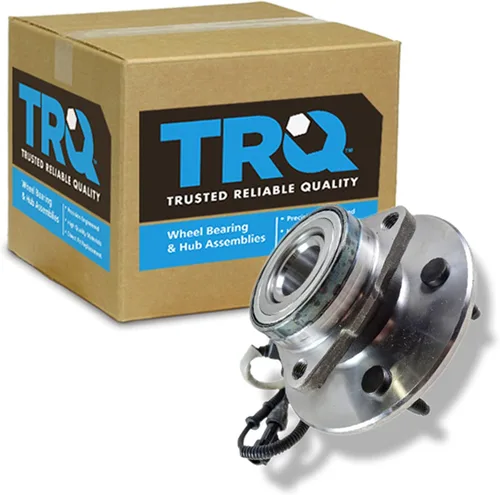 Miniatura 44 de TRQ Cojinete de rueda delantera y conjunto de cubo con sensor ABS compatible con Toyota Sequoia 2008-2022 Tundra 2007-2021