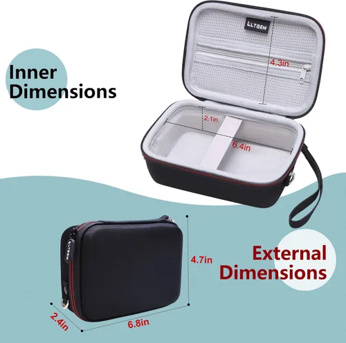 Miniatura 2 de LTGEM - Funda para cámara de impresión compatible con Phomemo Mini impresora adhesiva M02/KODAK Smile+ 2 en 1 cámara digital de impresión
