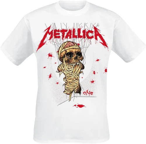 Miniatura 7 de Metallica Men's One Landmine T-Shirt White