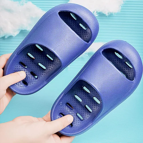 Miniatura 2 de techcity Sandalias deslizantes suaves y acolchadas con suela gruesa antideslizante, secado rápido, para baño, ducha, piscina, playa, para niños