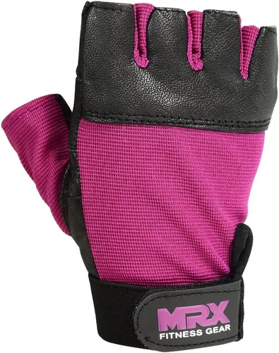 Miniatura 3 de MRX - Guantes de cuero para levantamiento de pesas para mujer