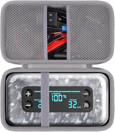 Miniatura 18 de khanka Estuche de almacenamiento para HALO Bolt Ultimate 2.0/HALO Bolt Air +1750 Arrancador de batería portátil para automóvil, solo estuche (negro)