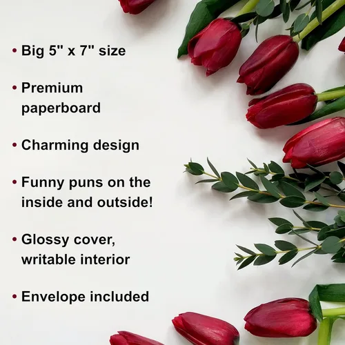 Miniatura 4 de Divertida tarjeta de amor – Abrazos y quiches para ti – Tarjetas de felicitación para feliz aniversario, solo porque sí, para él, ella, marido