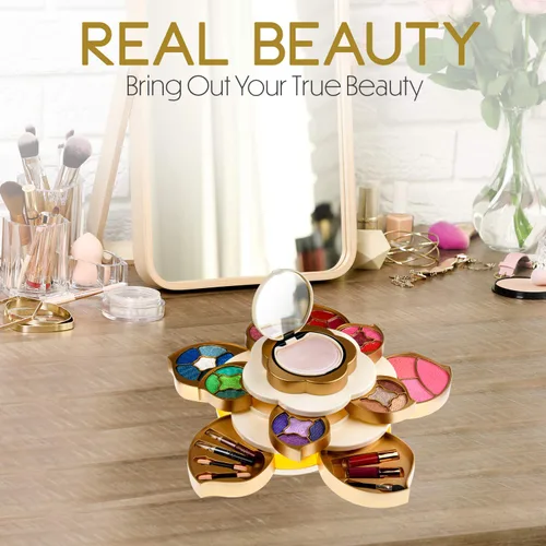 Miniatura 6 de CoralBeau Kit de Maquillaje Todo en Uno para Adolescentes y Mujeres - Set de Maquillaje Floral para Niñas de 10-12 - Sombras de Ojos Pigmentadas