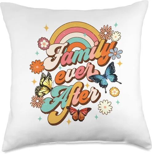 Miniatura 5 de Gotcha Day Foster Family Ever After Get Attached Adoption - Almohada de 16 x 16 pulgadas, multicolor
