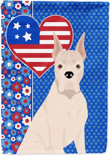 Miniatura 371 de Caroline's Treasures WDK5119GF - Bandera de jardín americana de Airedale Terrier de Estados Unidos, color negro y tostado, bandera decorativa