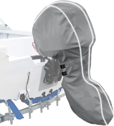 Cubierta completa para motor fuera de borda 600D, resistente a la decoloración y a las grietas, impermeable y a prueba de rayos UV, cubierta de