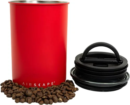 Miniatura 13 de Planetary Design Airscape® - Recipiente de café de acero inoxidable Contenedor de almacenamiento de alimentos Tapa interna patentada de émbolo