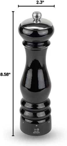 Miniatura 3 de Peugeot PARIS ICÔNE Salt-Mils-Molinillos, 8.7 in-8¾in, Laca Negra Negro (black Lacquer)