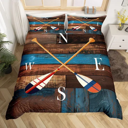 Miniatura 4 de Erosebridal Juego de ropa de cama con diseño de Feliz Navidad, adorable funda de edredón de muñeco de nieve tamaño individual para niños y niñas