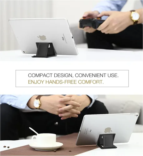 Miniatura 7 de MoKo Soporte para teléfono/tableta, soporte plegable para tableta compatible con iPhone 17/17 Air/17 Pro/17 Pro Max, iPhone 16/Pro/Pro Max/Plus