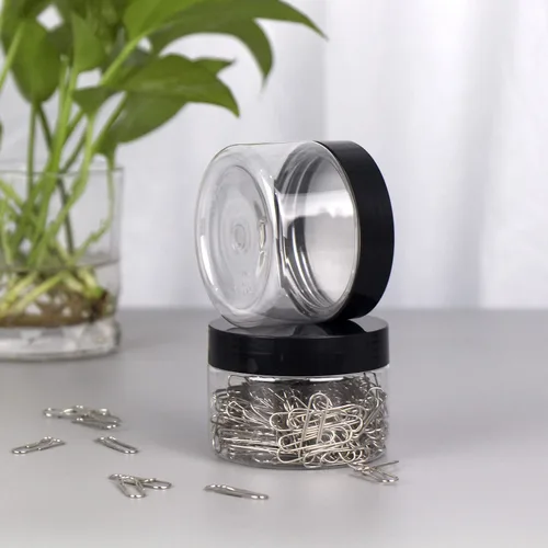 Miniatura 7 de Loretoy Paquete de 36 tarros de plástico de 4 onzas con tapas, sin BPA, reutilizables, rellenables, recipientes de cosméticos transparentes