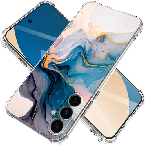 Miniatura 16 de para Samsung Galaxy a15 5G [Funda de Mármol Delgada]+[Anti-Caída Protectora] Fundas de Teléfono de TPU Suave y Elegantes para Mujeres de 6.5 Pulgadas