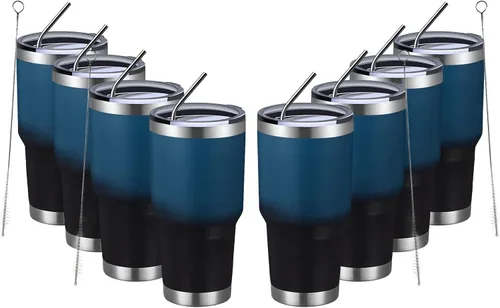 Miniatura 9 de Meway vaso para café de 30 onzas Blanco