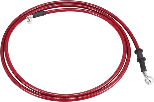 Miniatura 17 de Motoforti Universal 40 cm 15.75" Manguera de Aceite para Freno y Embrague de Motocicleta, Tubo de Línea Hidráulica Reforzada, Acero Inoxidable Negro